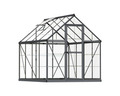 Växthus Harmony 4,6 m² Mörkgrå Canopia by Palram